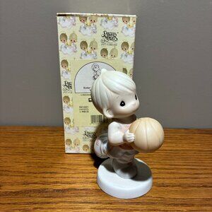 Precious Moments 1995 Enter His Courts Figurine Signed By Sam Butcher